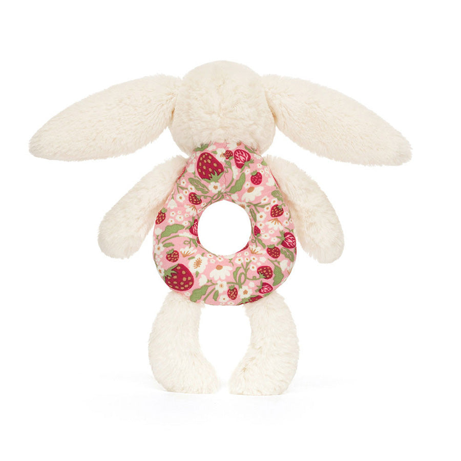 Hochet Lapin Jellycat - Blossom Cream Bunny 'Berry'