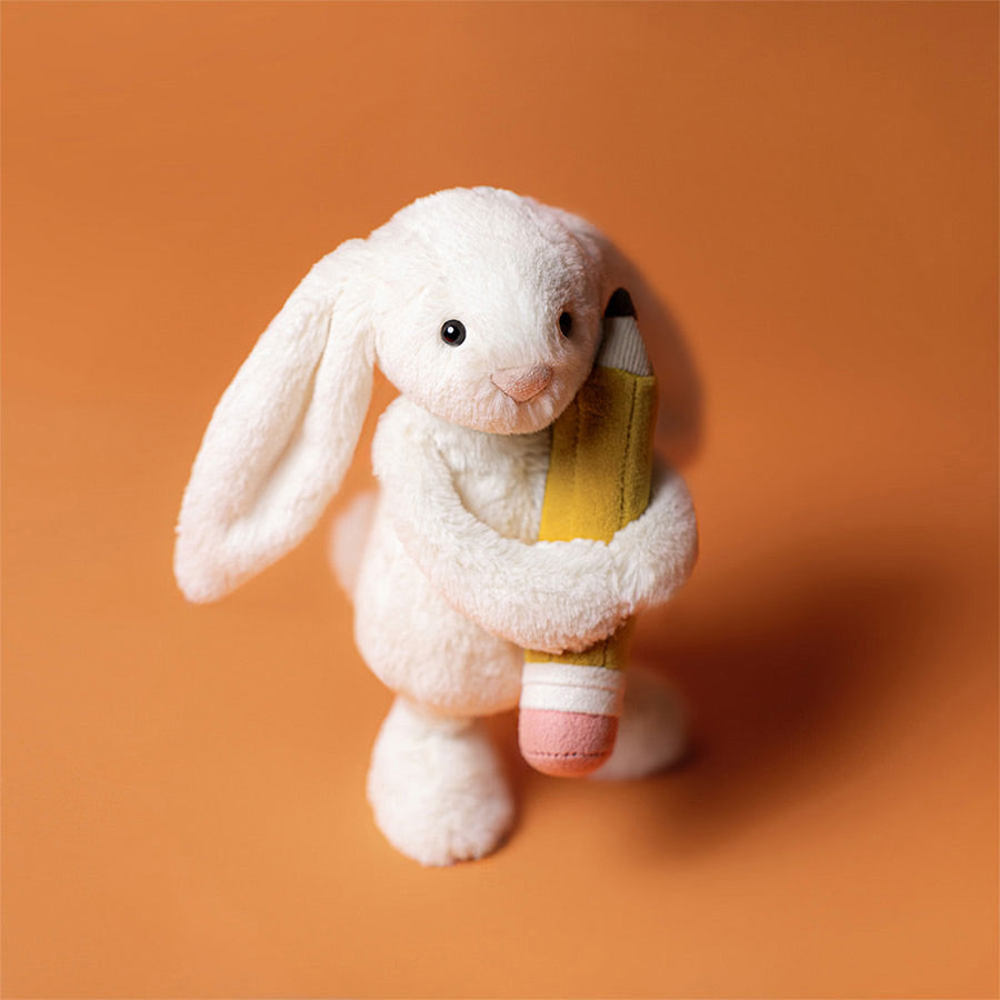 Peluche bashful lapin avec crayon