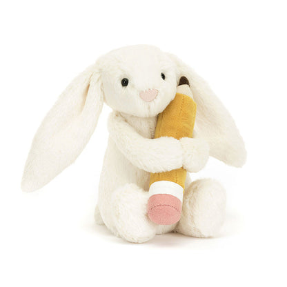 Peluche bashful lapin avec crayon