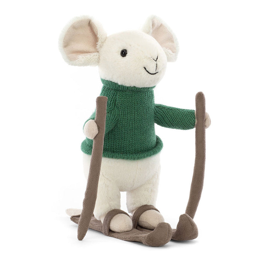 Peluche merry mouse skiing - Jellycat