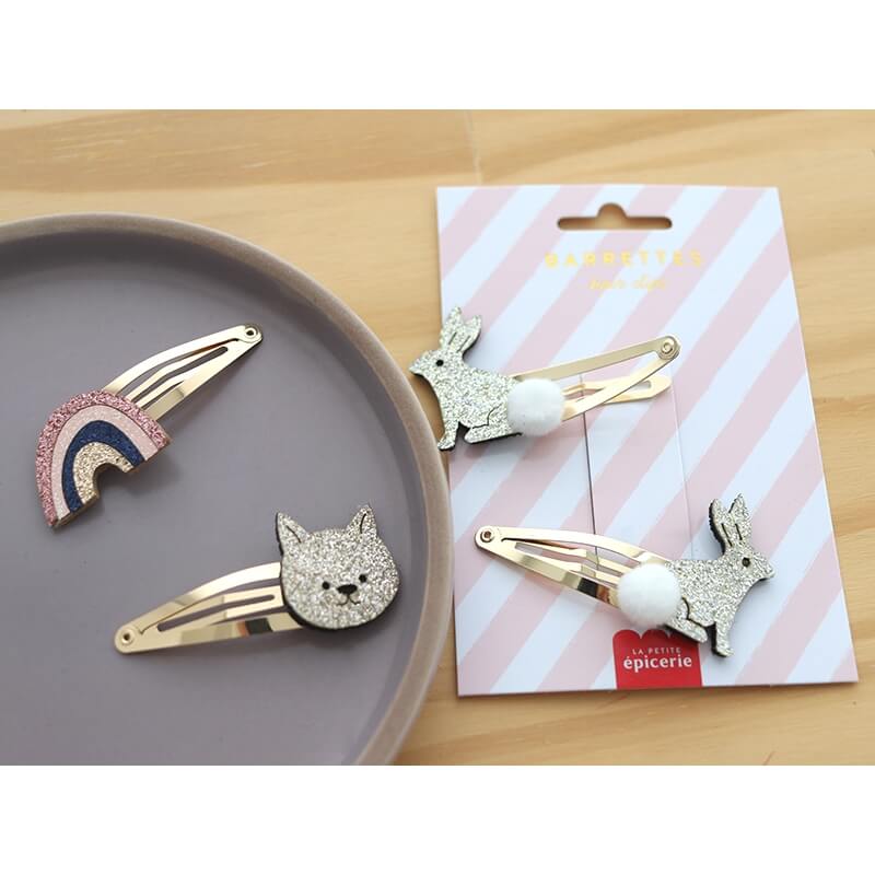 Barrettes Cheveux Lapin - La Petite Epicerie