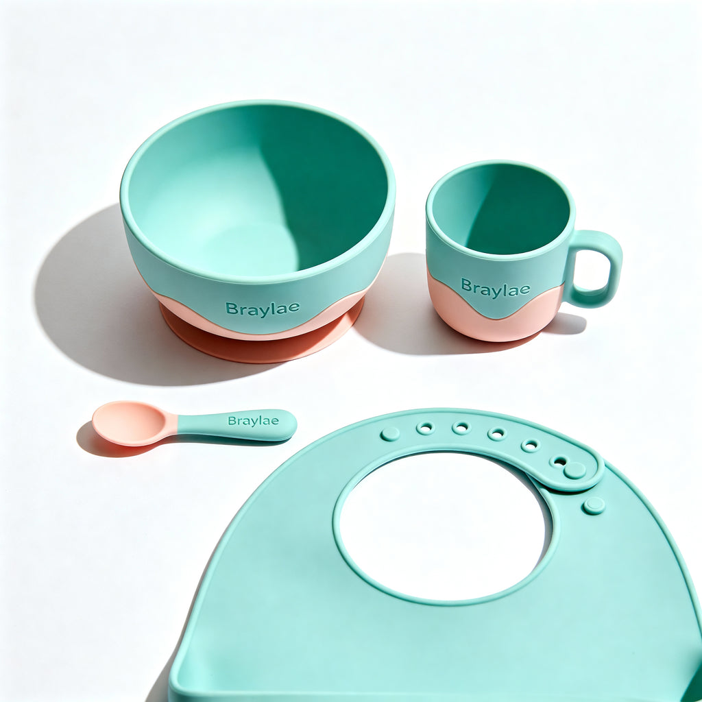 Braylae Eco-Friendly Silicone Feeding Set