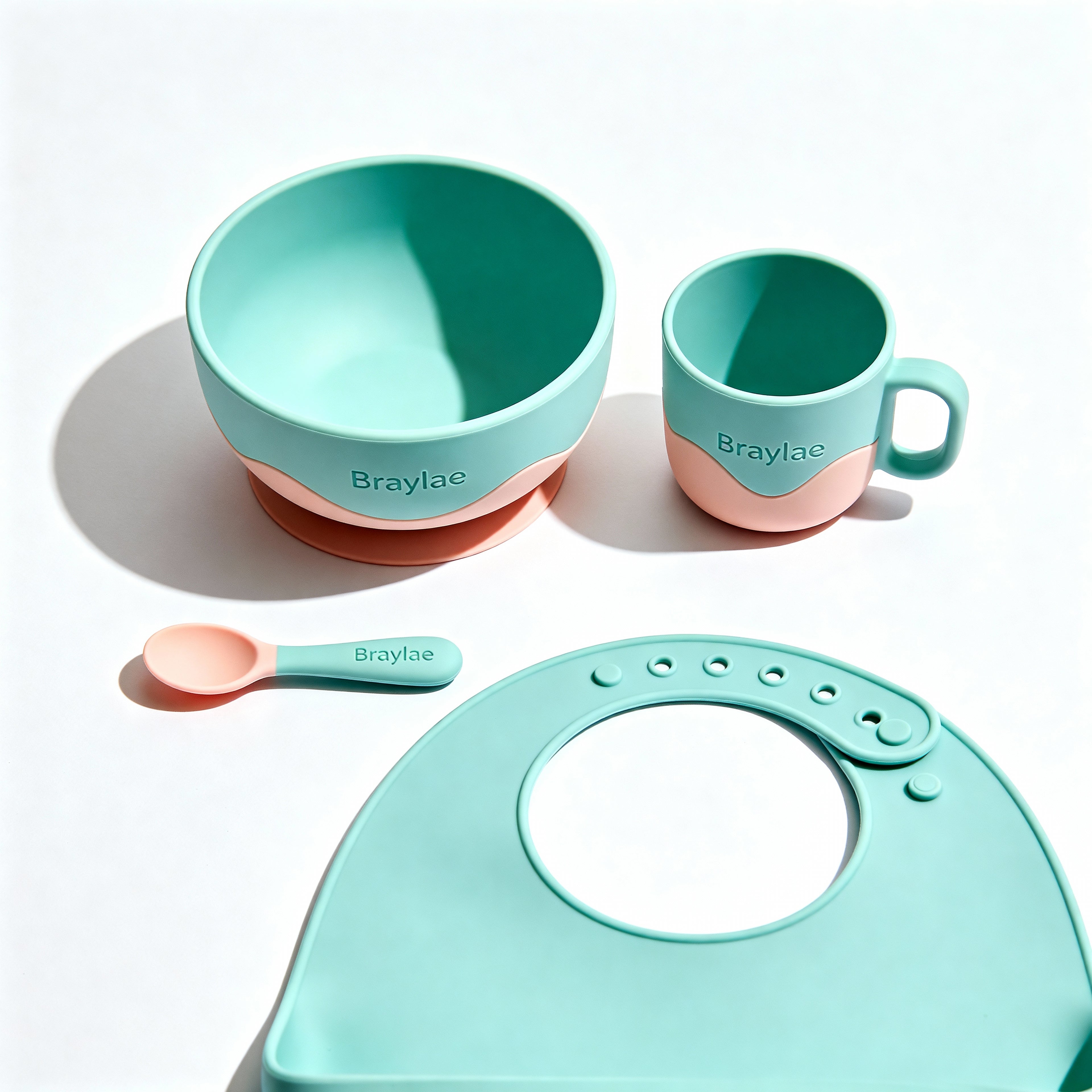 Braylae Eco-Friendly Silicone Feeding Set