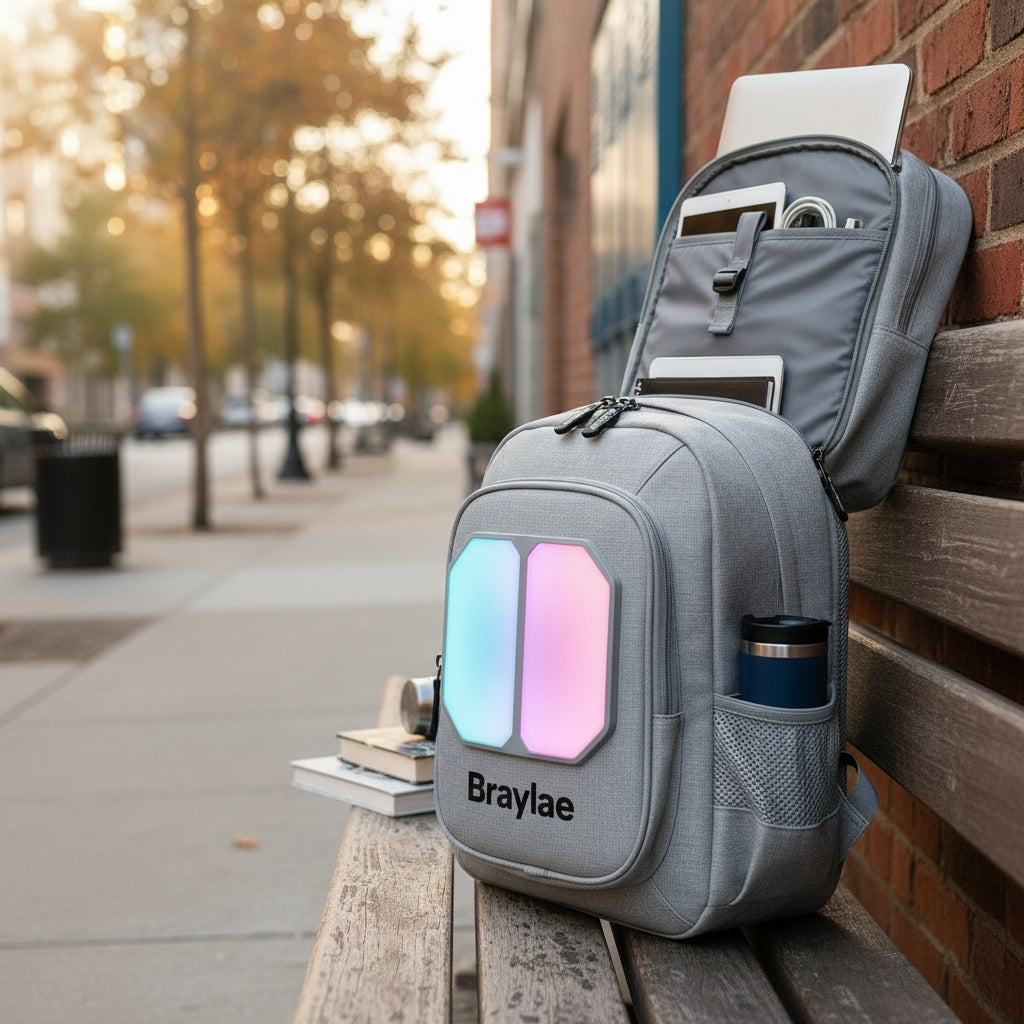 Braylae Smart Color-Changing Backpack