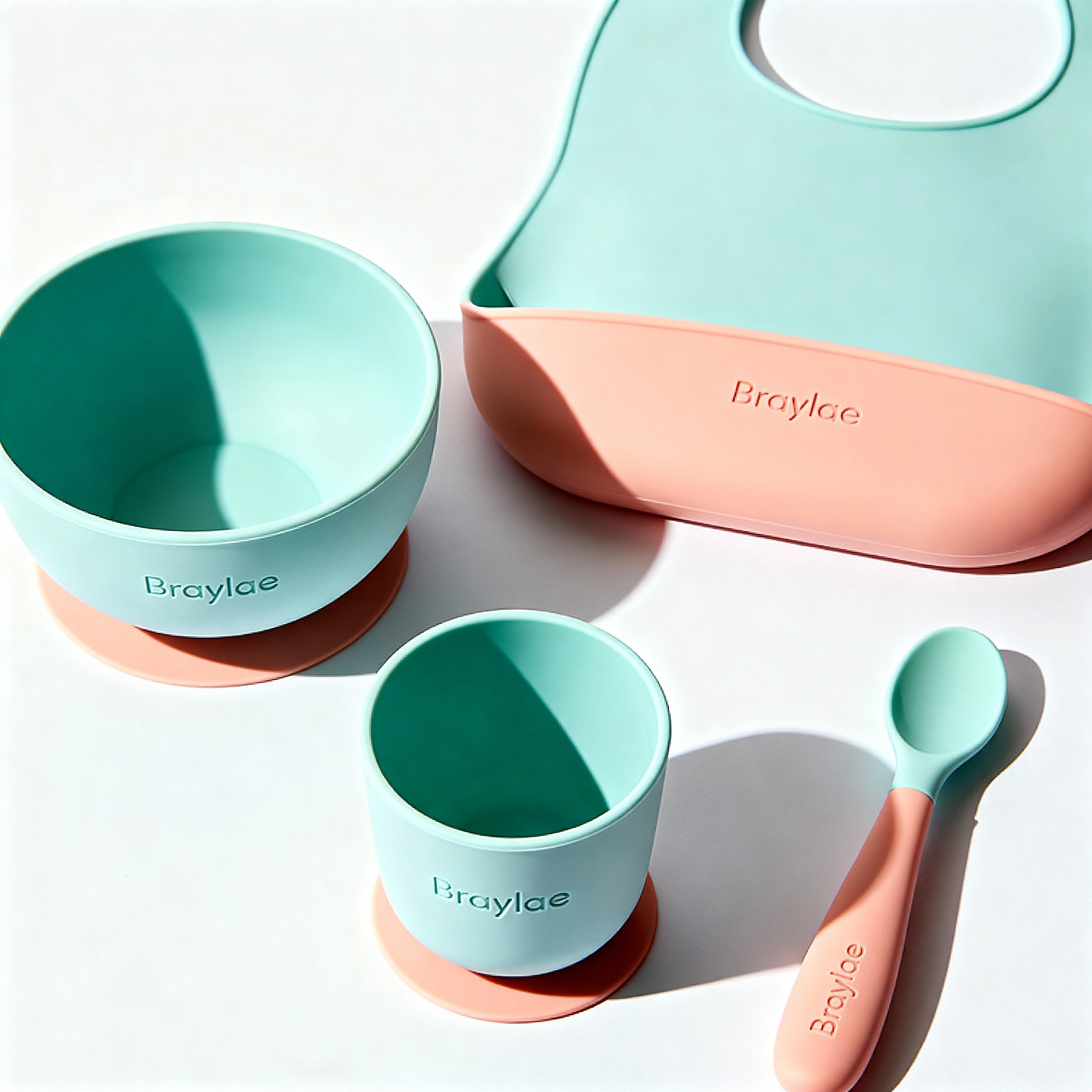 Braylae Eco-Friendly Silicone Feeding Set